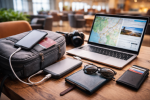 Cuidados com tecnologia durante viagens