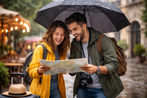 O que fazer quando o clima muda durante a viagem?