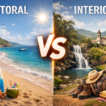 Diferenças entre viajar para litoral e interior
